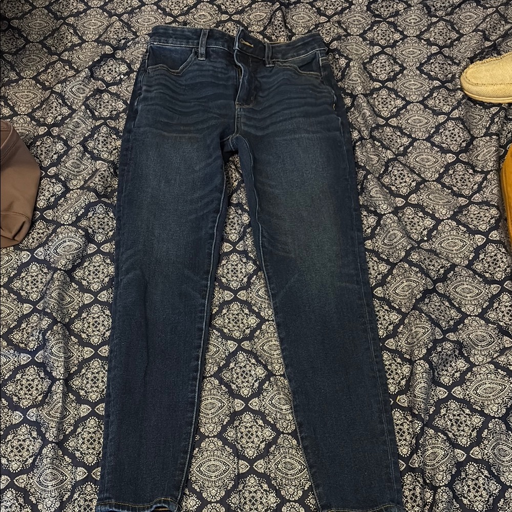 American Eagle Outfitters Blue Skinny Jeans with Stretch
